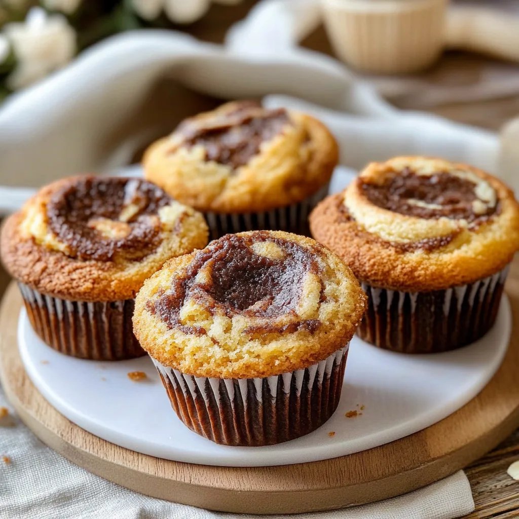 Marmormuffins mit Joghurt