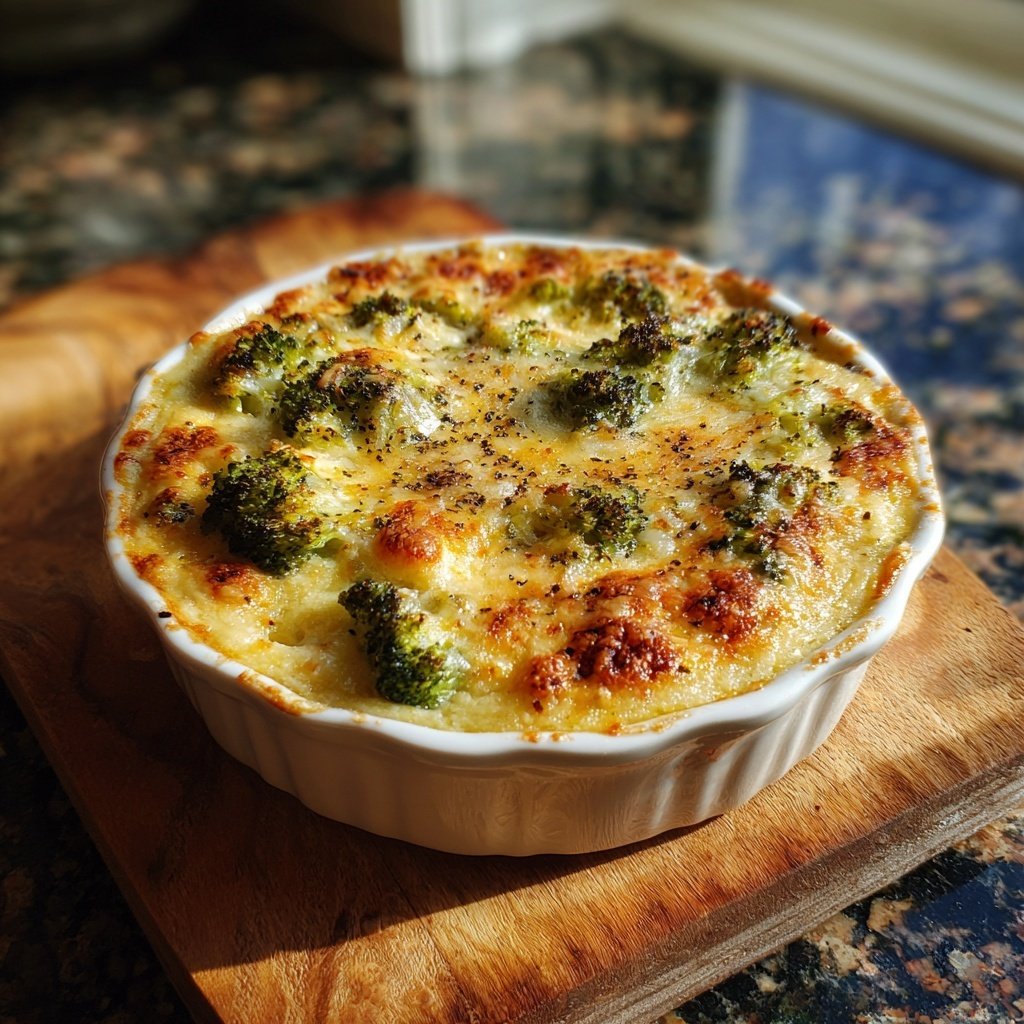 Brokkoli Ricotta Auflauf Mit Muskat