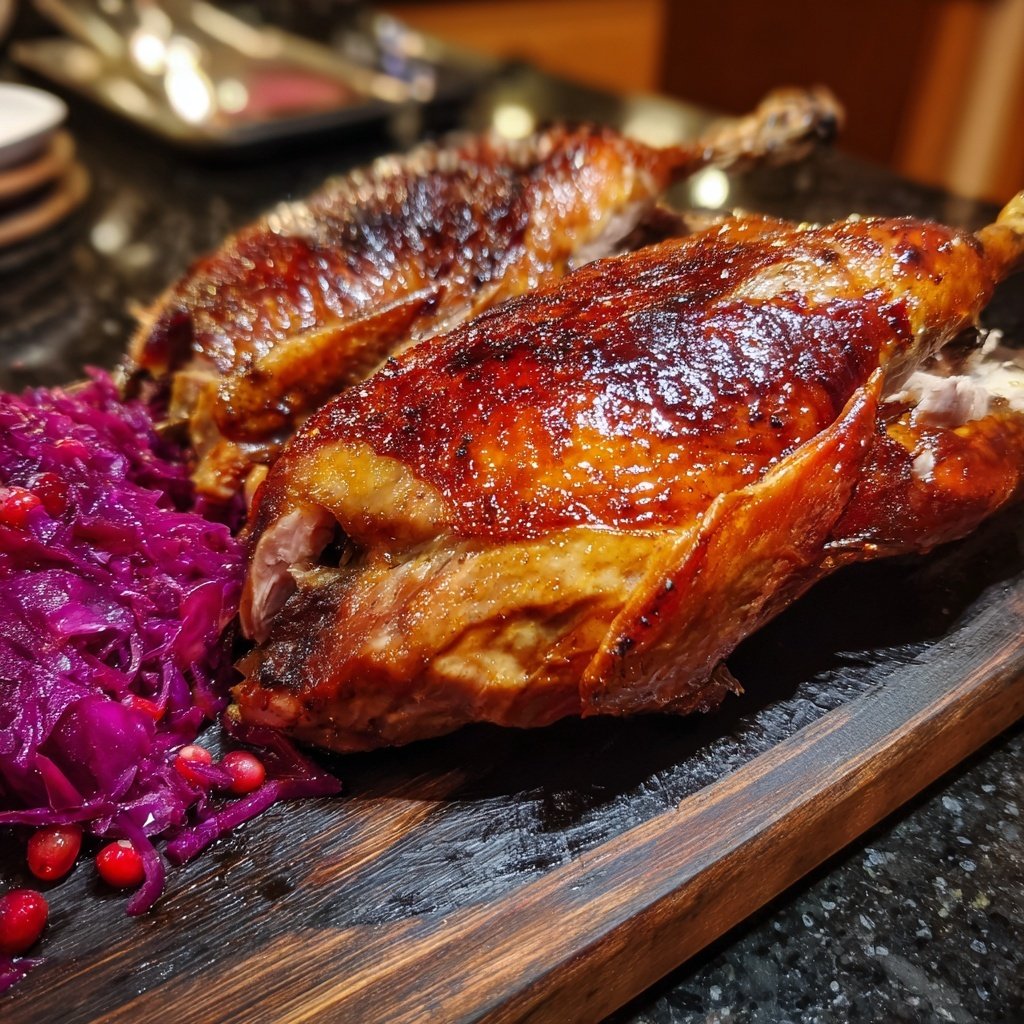 Saisonal & Festlich Weihnachtsgans mit Rotkohl