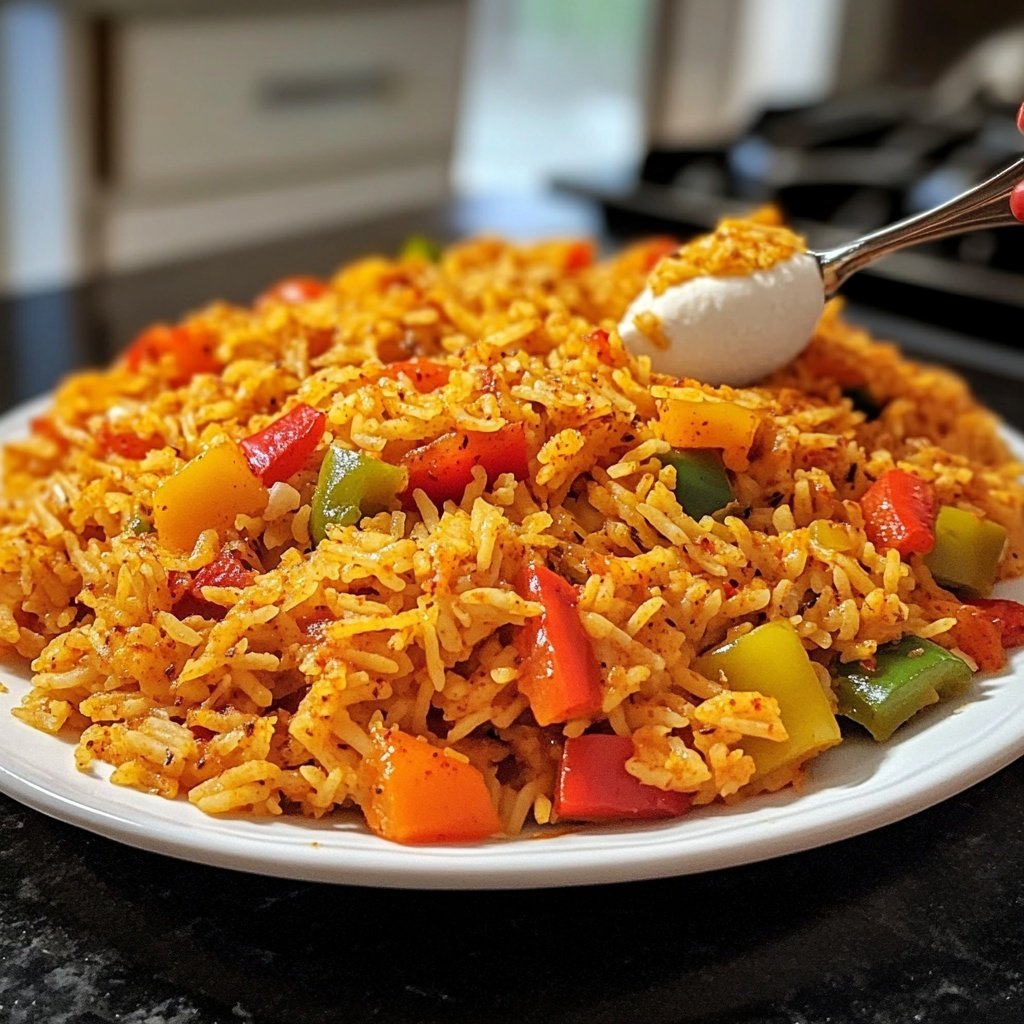 Gebratener Reis mit Paprika