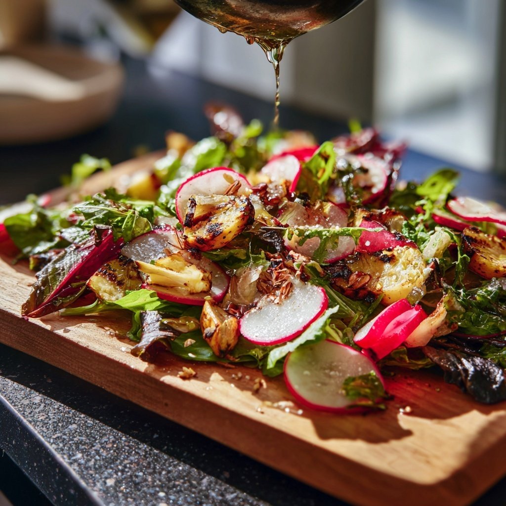 Grill Beilagen Salat Mit Radieschen