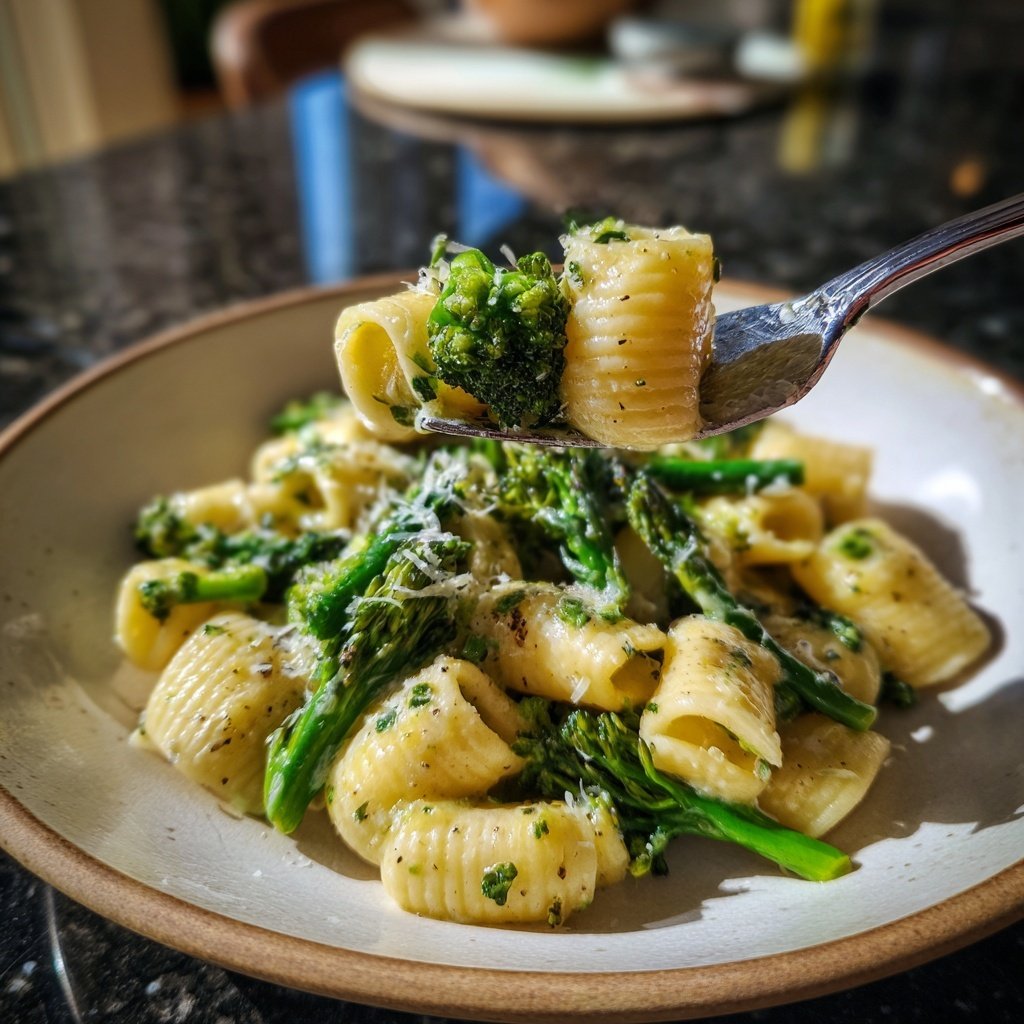 Reisnudeln mit Brokkoli