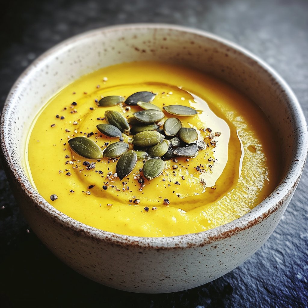 Kürbissuppe püriert fein