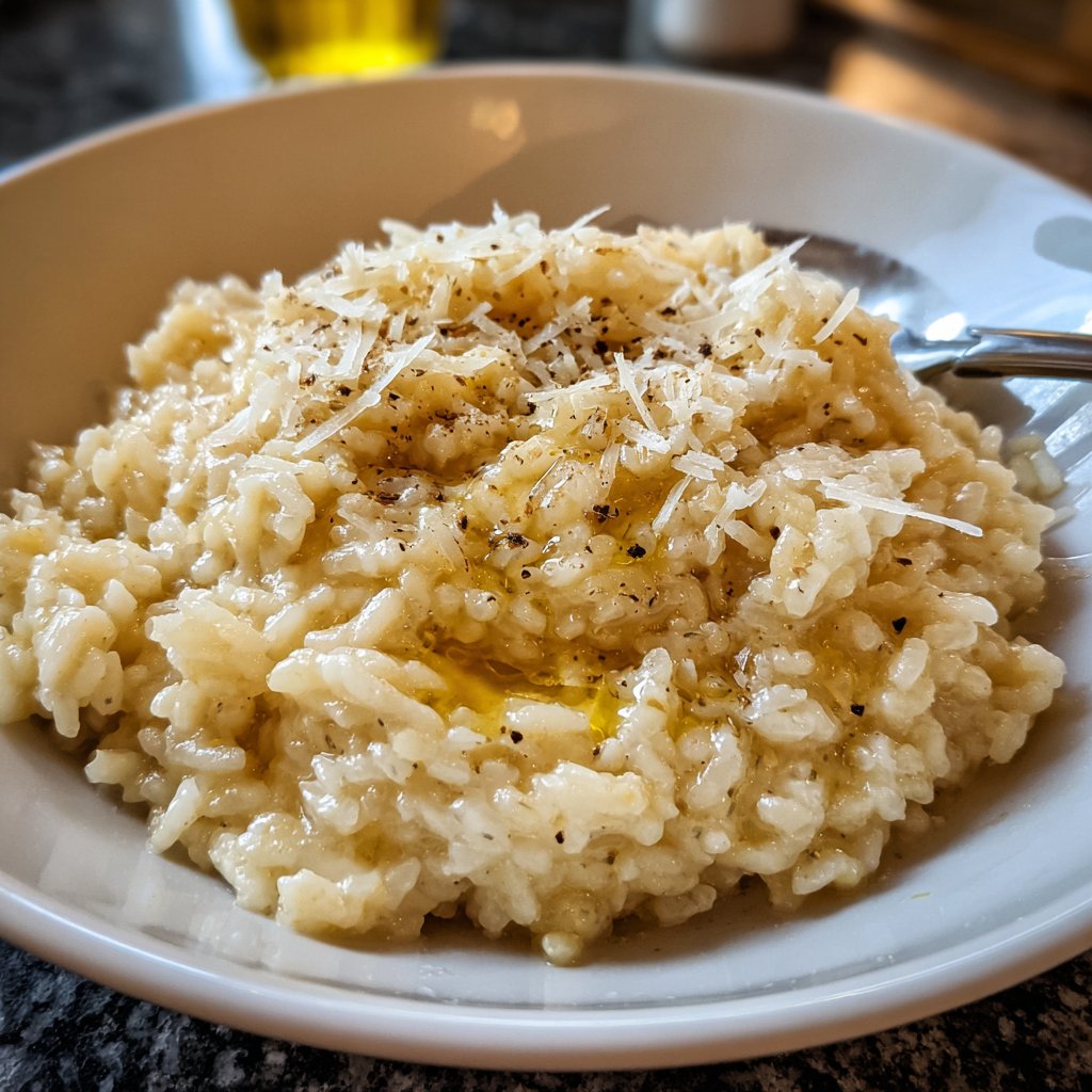 Risotto mit Parmesan und Butter