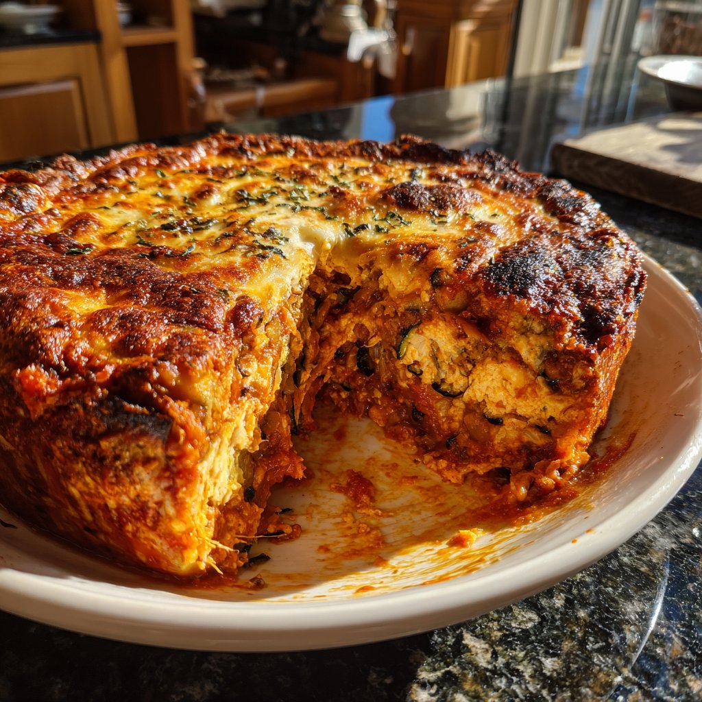 Auberginenauflauf vegetarisch aus dem Ofen