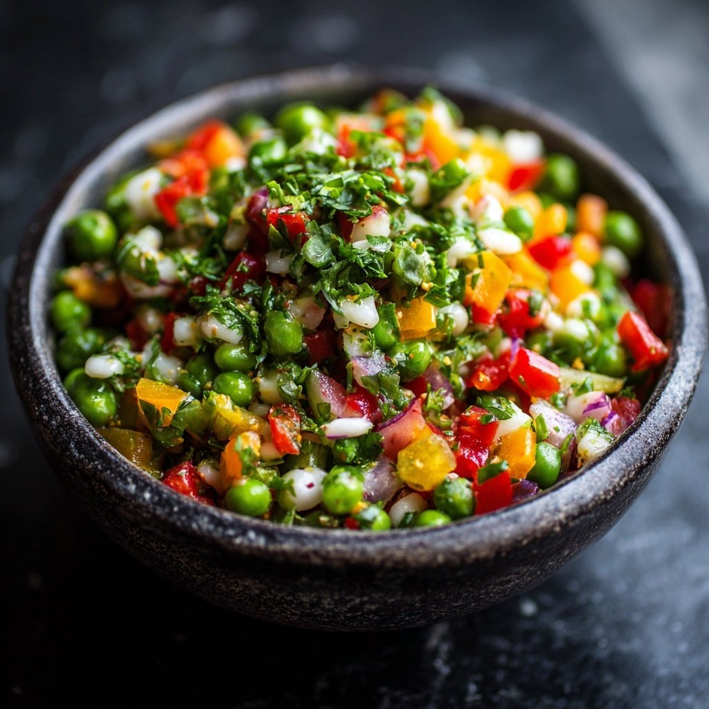 Reissalat Zum Grillen Mit Erbsen