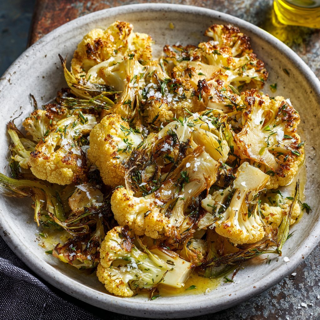 Blumenkohl mit Olivenöl