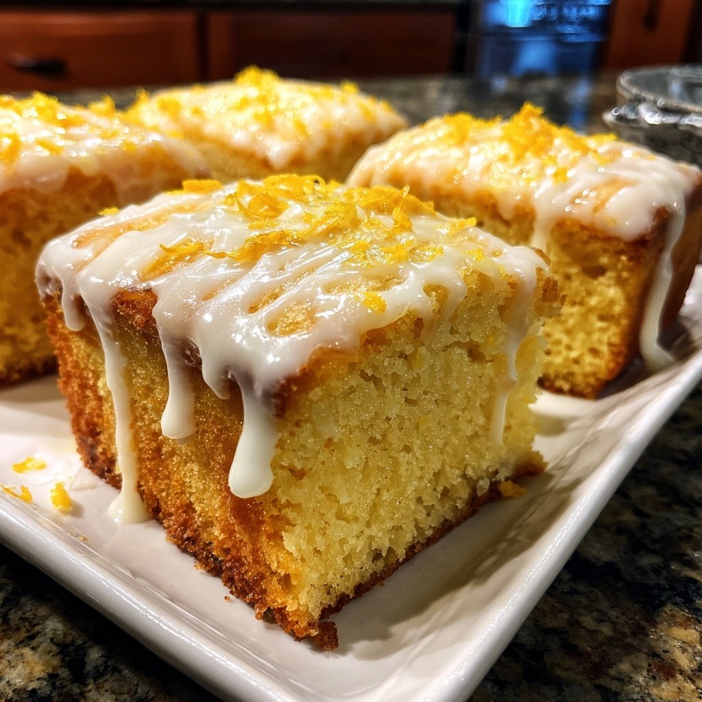 Zitronenkuchen mit Joghurt