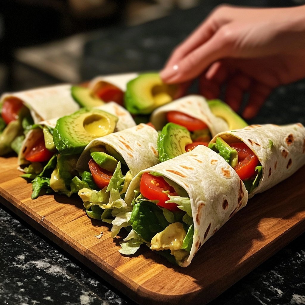 Wraps mit Avocado