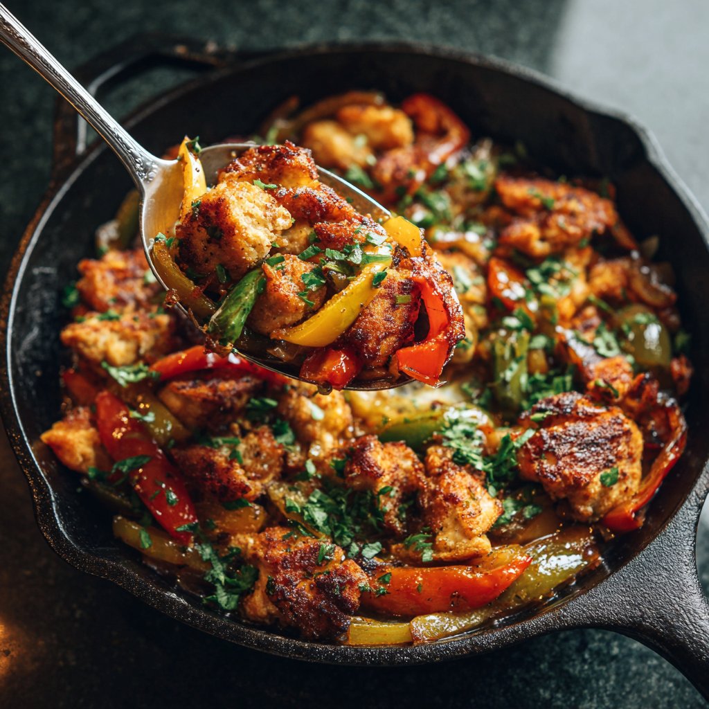 Mittagessen aus der Pfanne