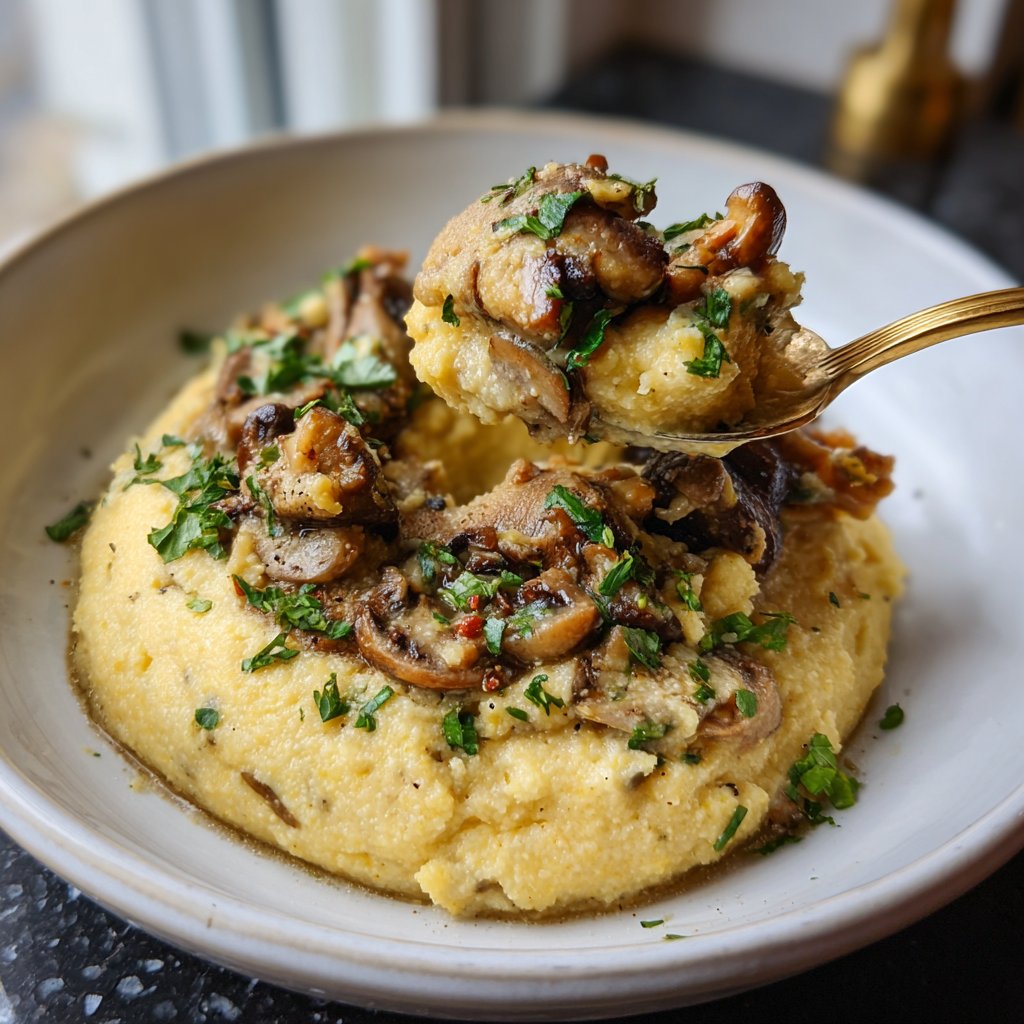 Polenta mit Pilzragout