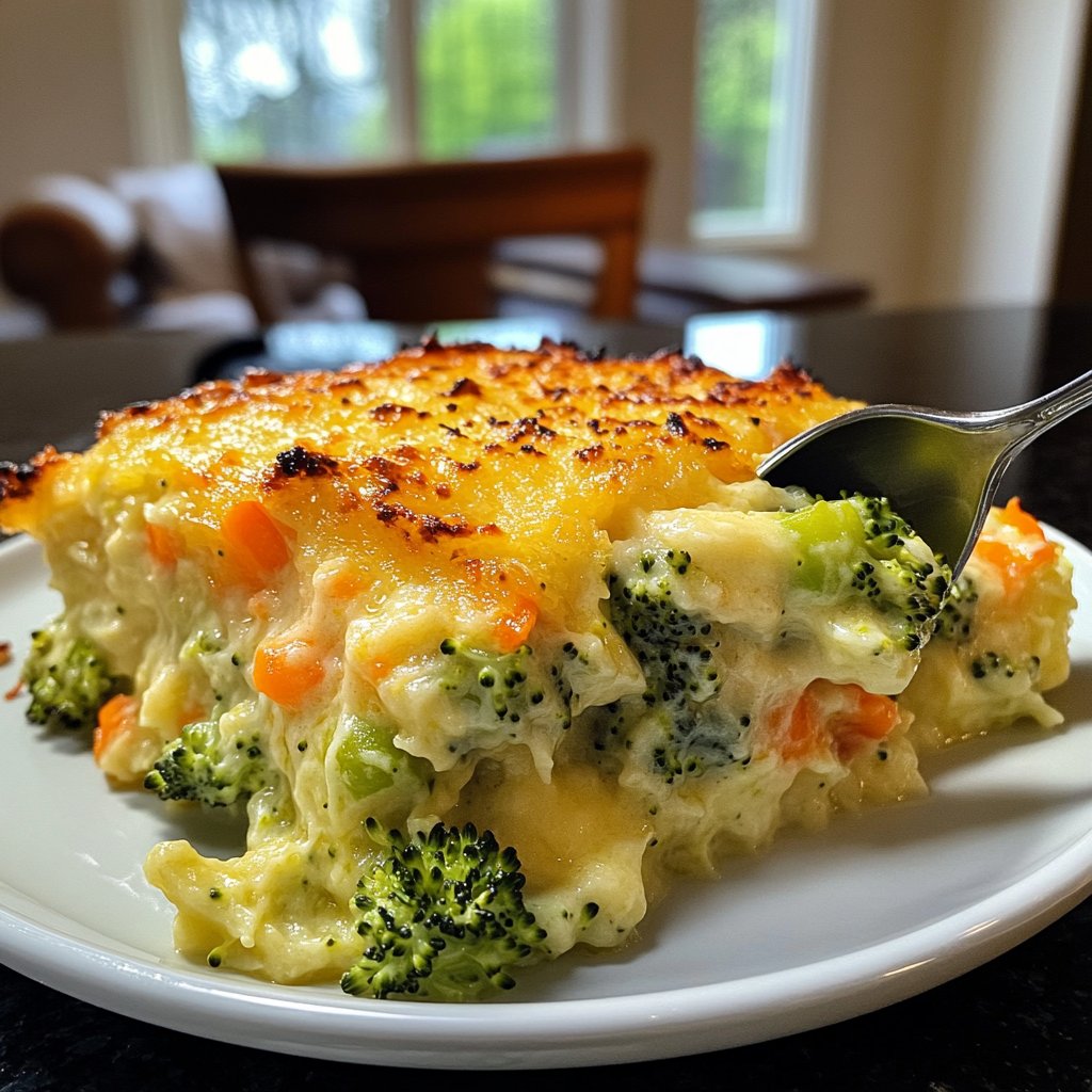Gemüseauflauf mit Brokkoli