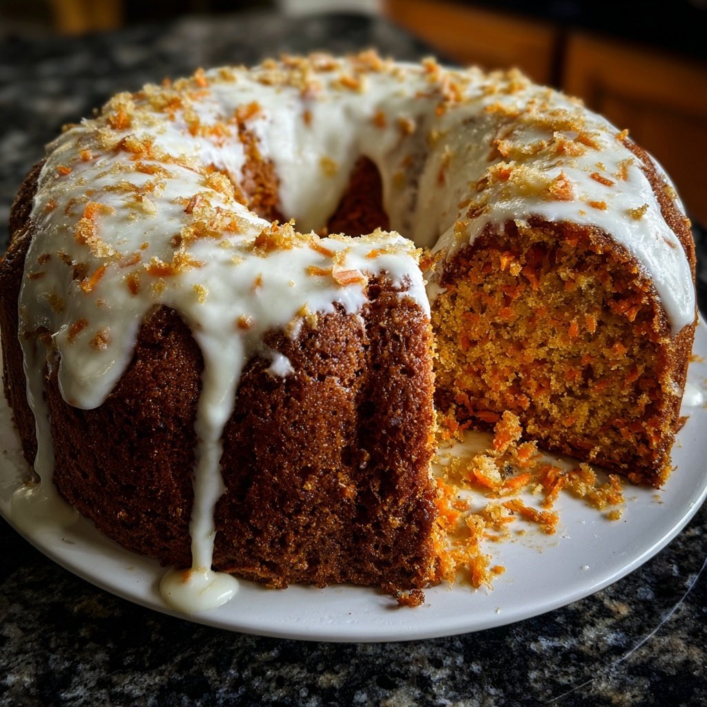 Gesunder Kuchen mit Karotte