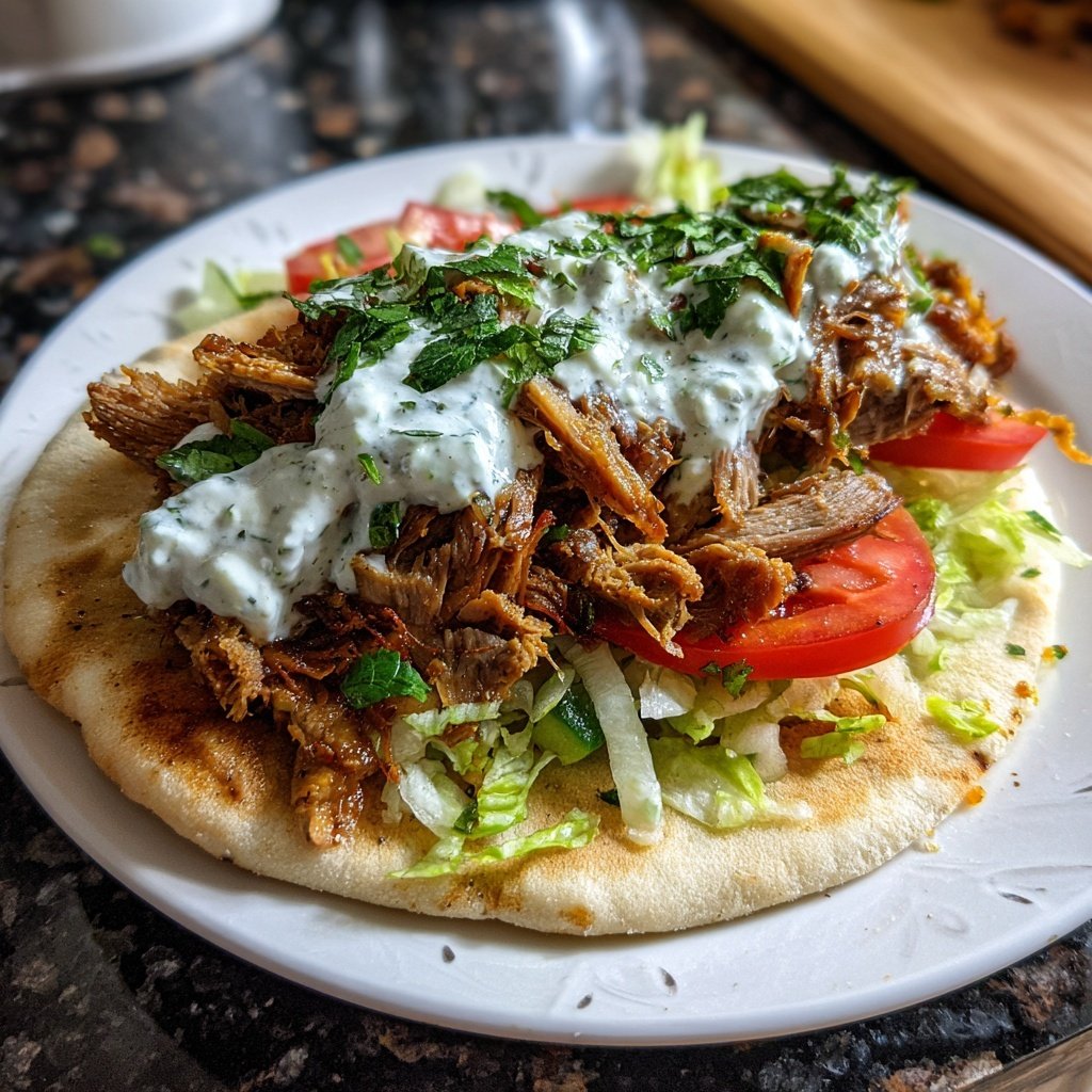 Döner mit Knoblauchsauce